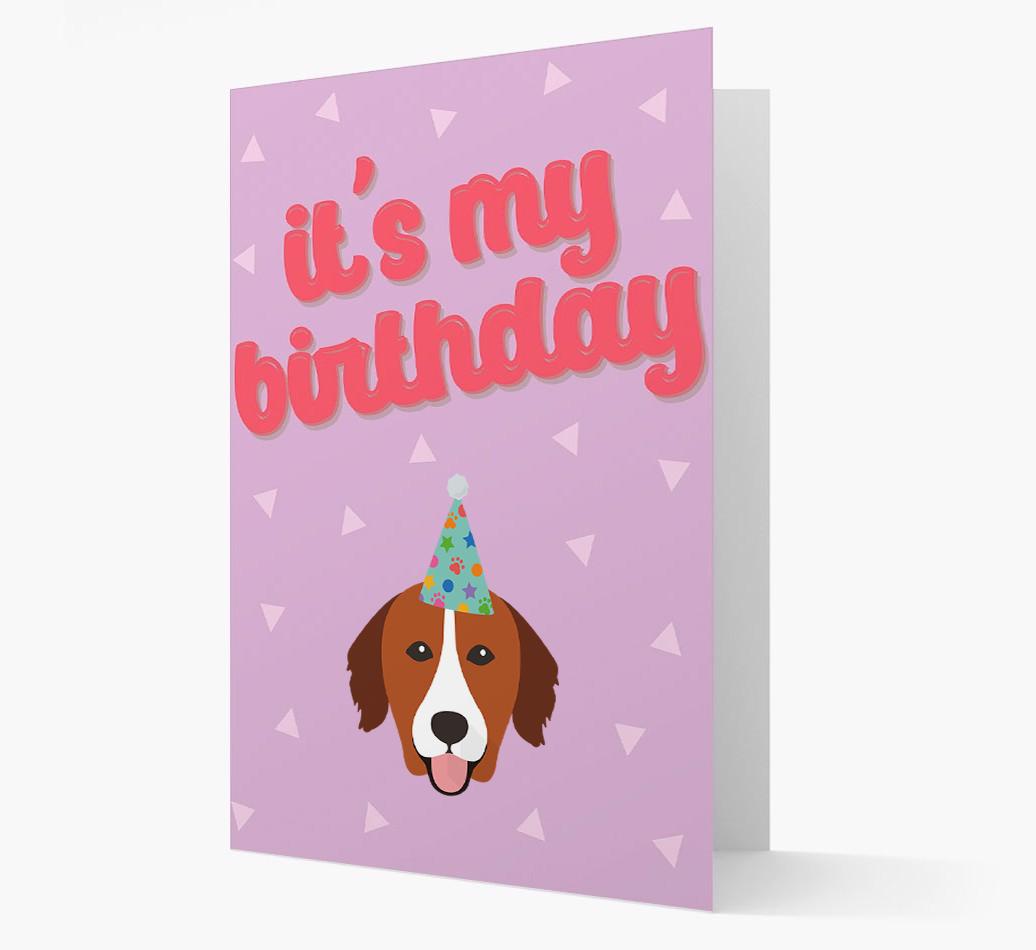 'It's my Birthday' Card with {breedFullName} Icon