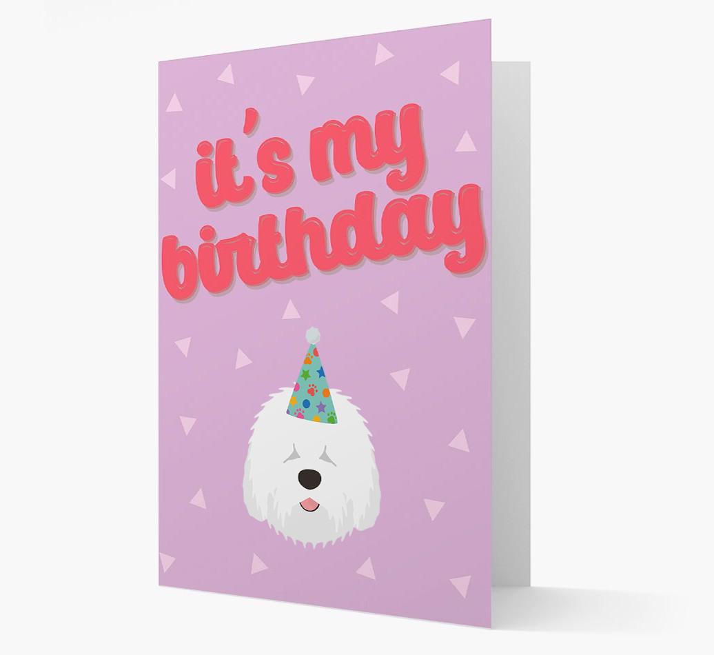 'It's my Birthday' Card with {breedFullName} Icon