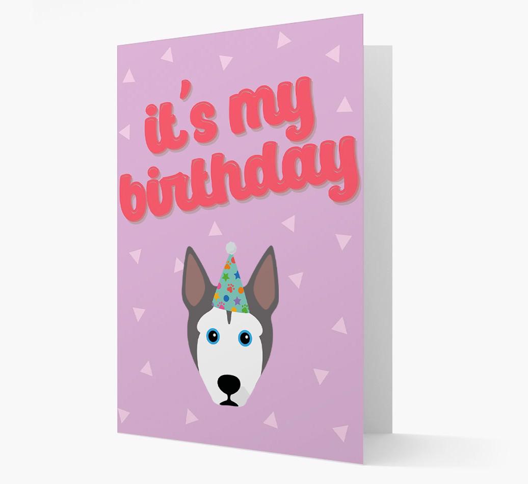 'It's my Birthday' Card with {breedFullName} Icon