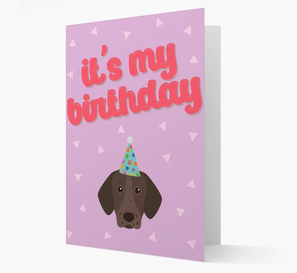 'It's my Birthday' Card with {breedFullName} Icon