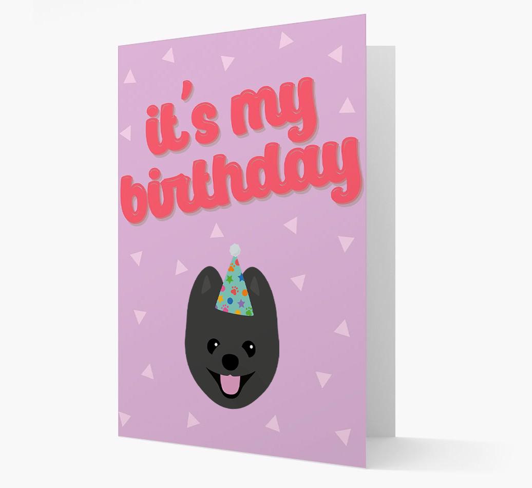 'It's my Birthday' Card with {breedFullName} Icon