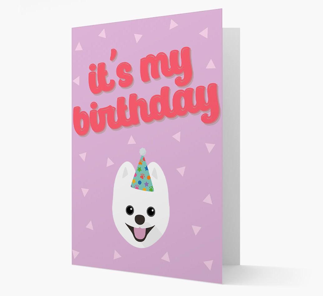 'It's my Birthday' Card with {breedFullName} Icon