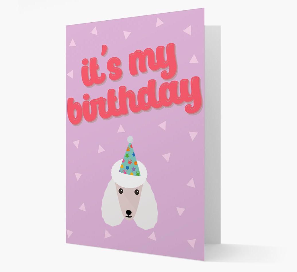 'It's my Birthday' Card with {breedFullName} Icon