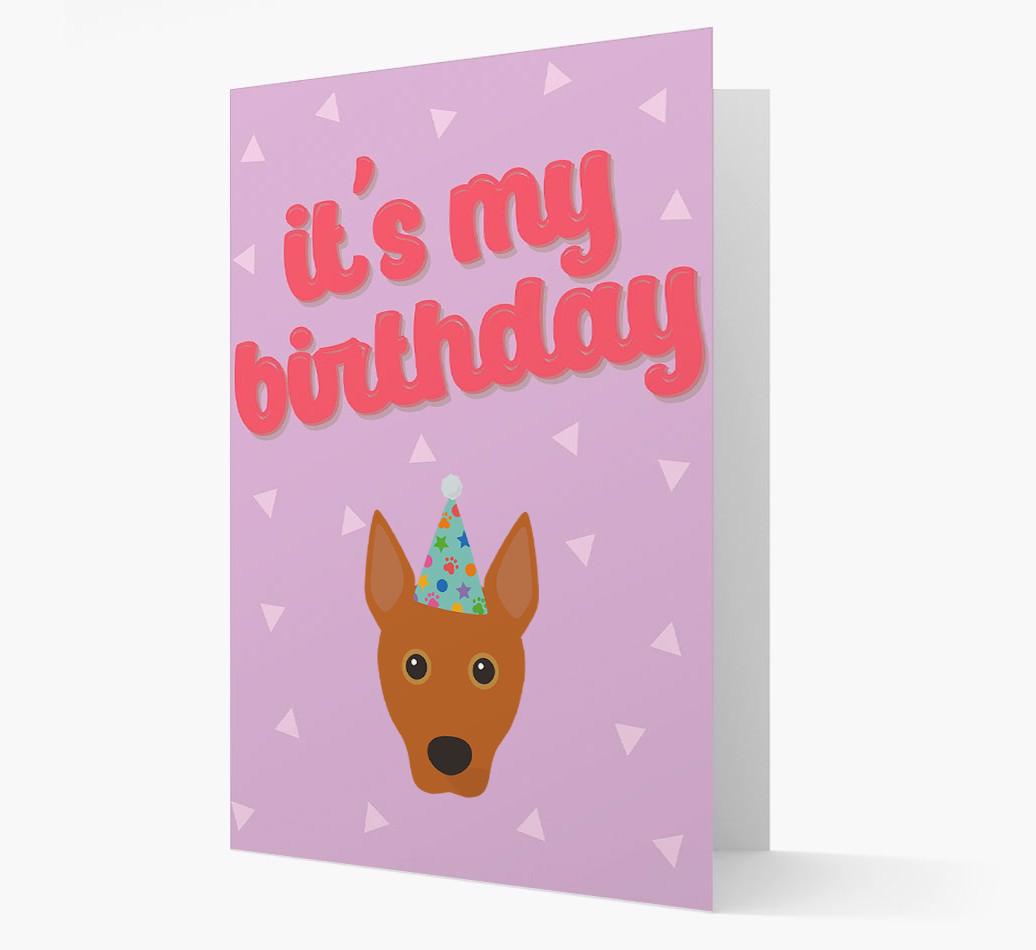 'It's my Birthday' Card with {breedFullName} Icon