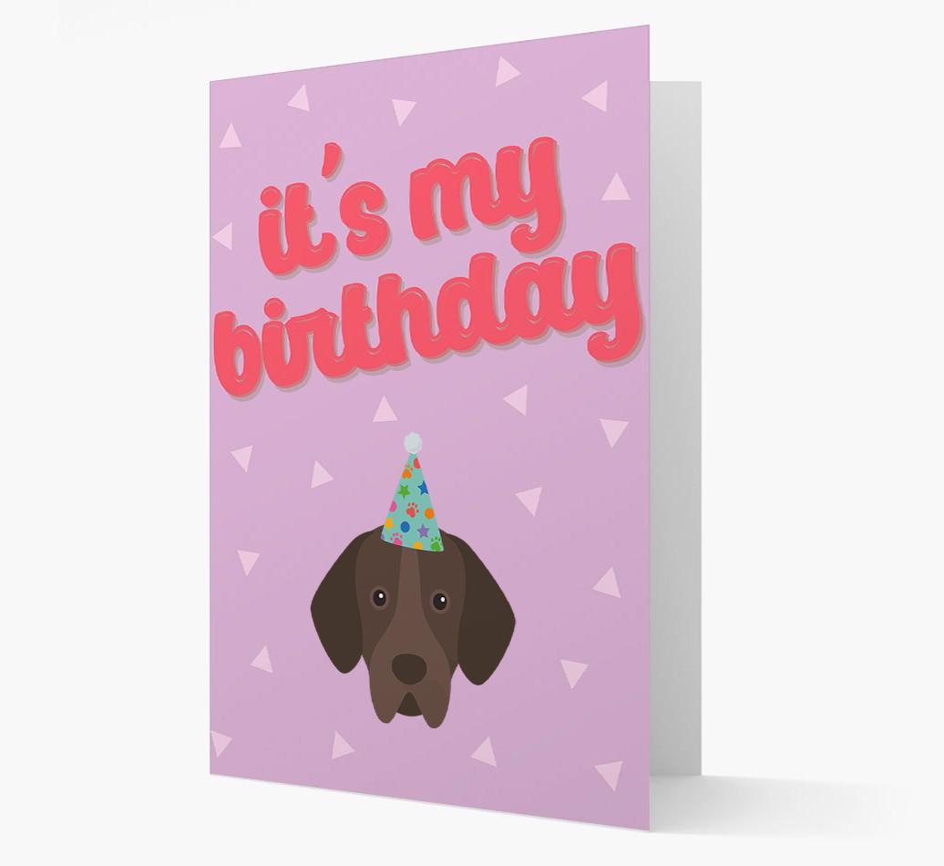 'It's my Birthday' Card with {breedFullName} Icon