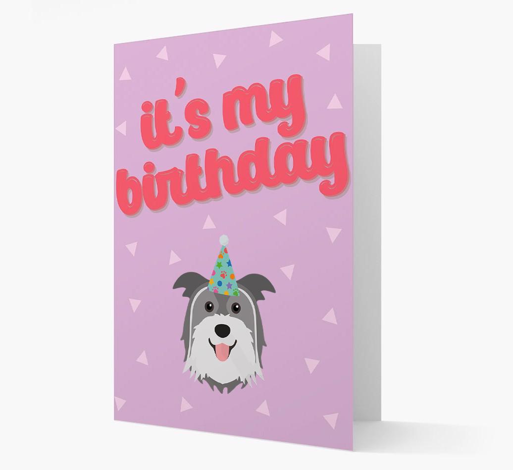 'It's my Birthday' Card with {breedFullName} Icon