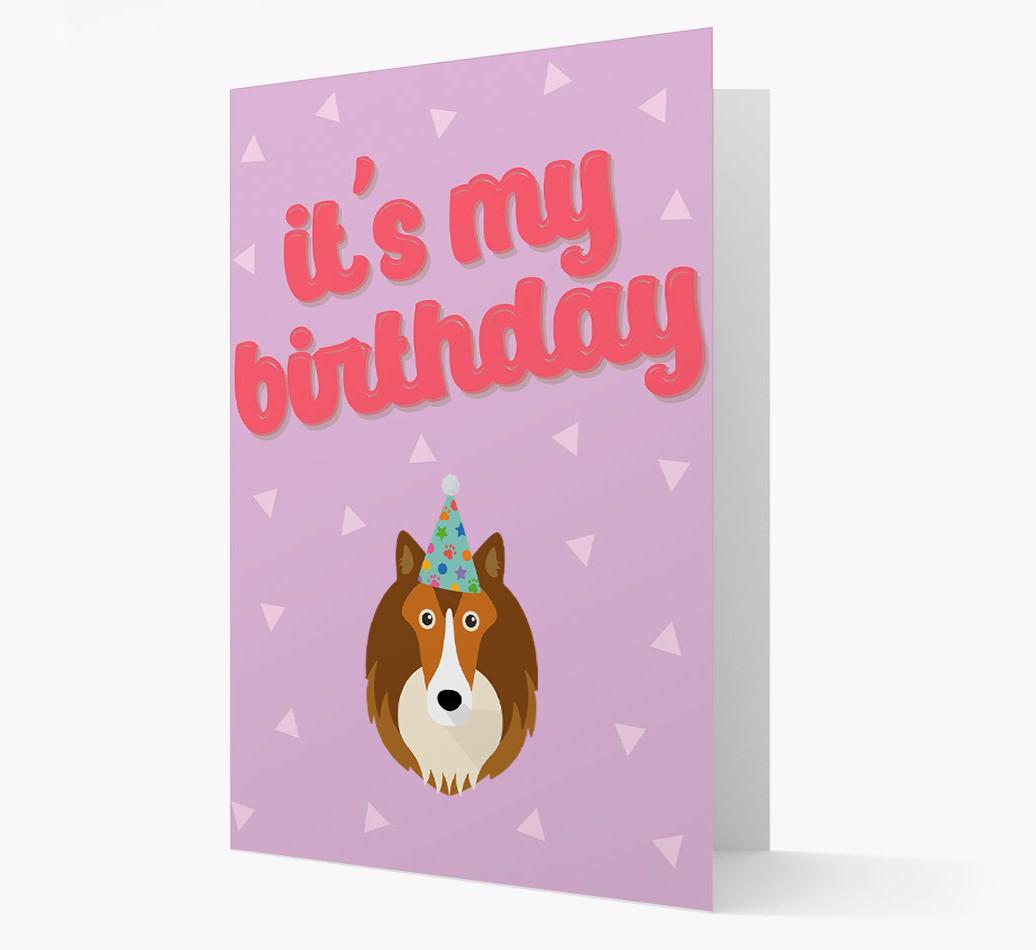 'It's my Birthday' Card with {breedFullName} Icon