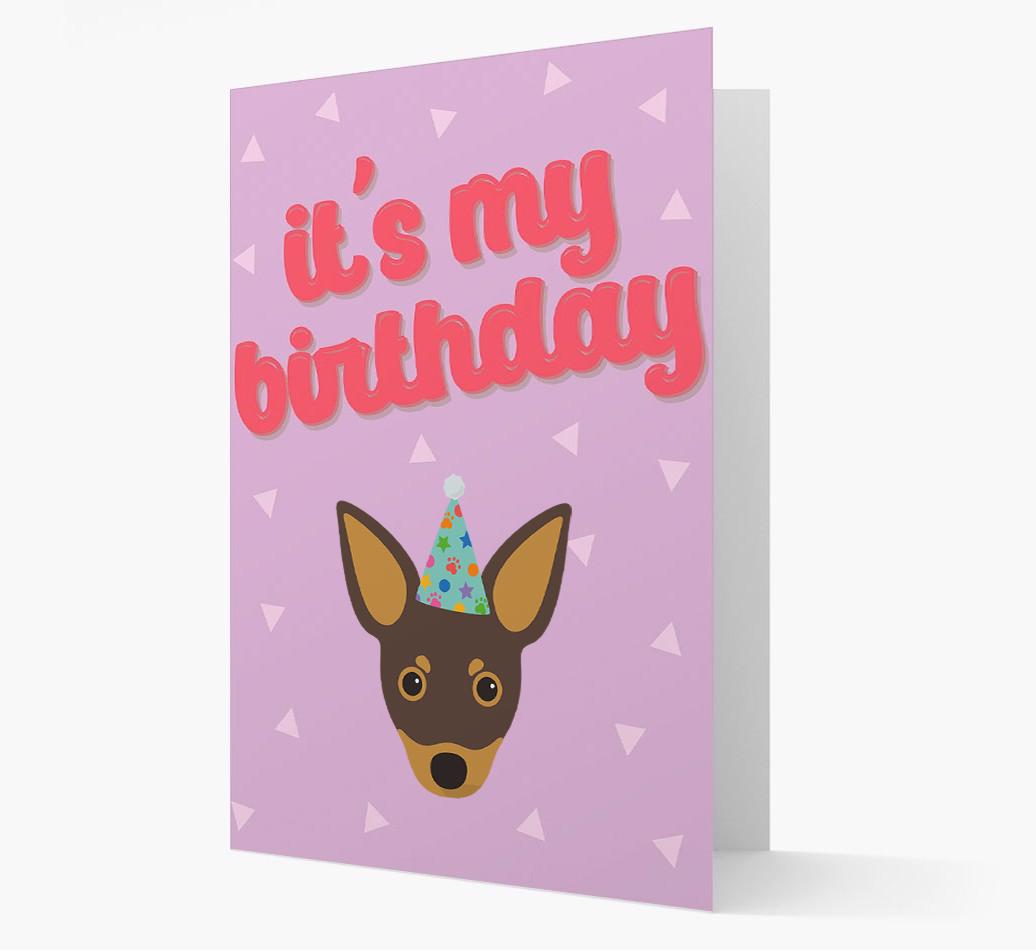 'It's my Birthday' Card with {breedFullName} Icon