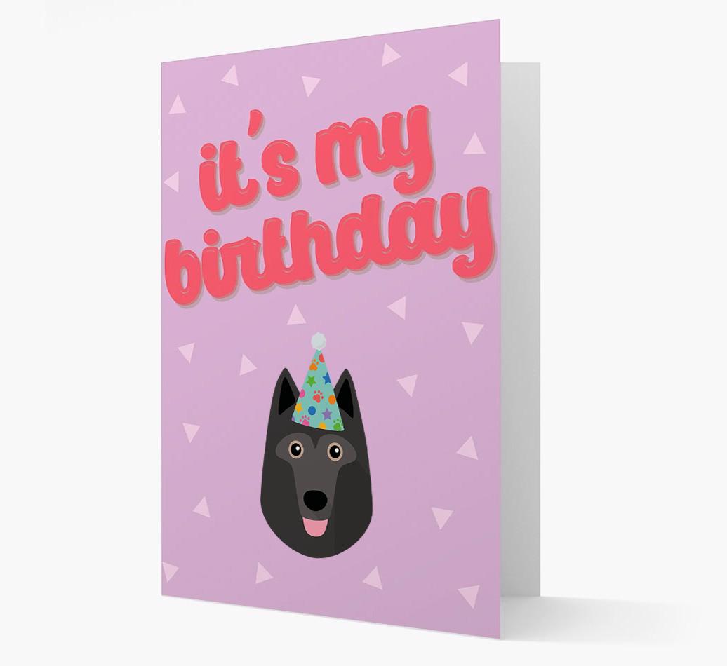 'It's my Birthday' Card with {breedFullName} Icon