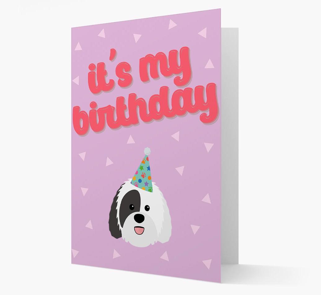 'It's my Birthday' Card with {breedFullName} Icon