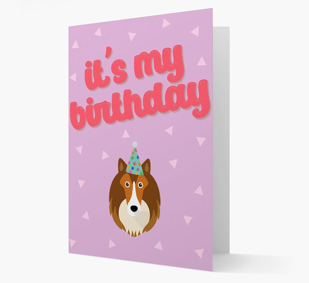 'It's my Birthday' Card with {breedFullName} Icon