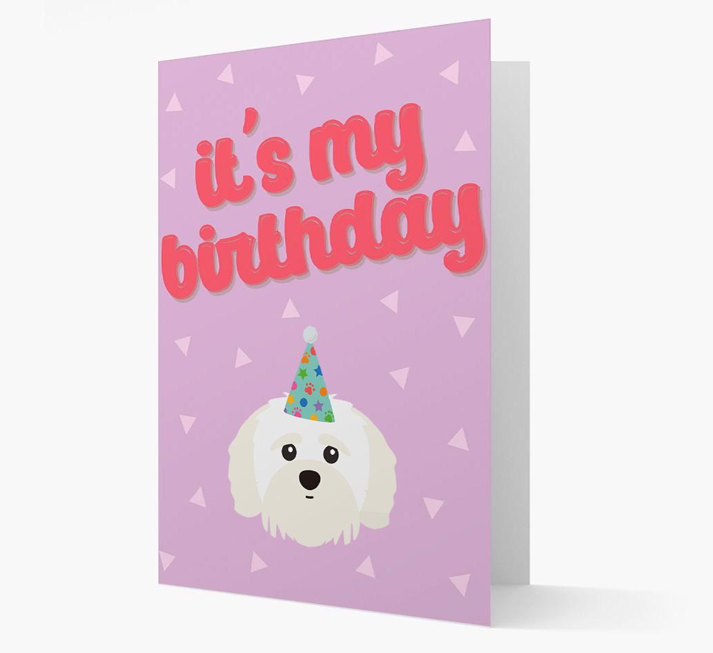 'It's my Birthday' Card with {breedFullName} Icon