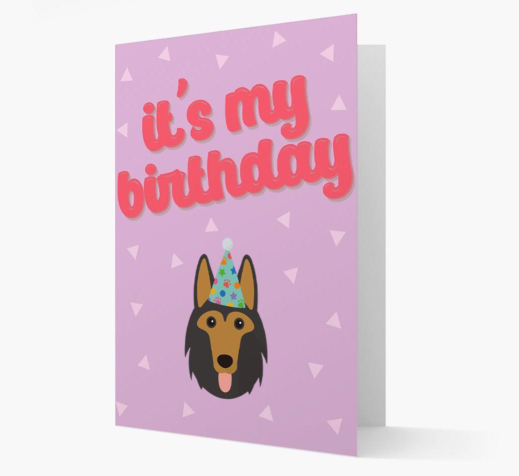 'It's my Birthday' Card with {breedFullName} Icon