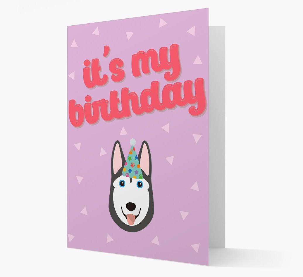 'It's my Birthday' Card with {breedFullName} Icon