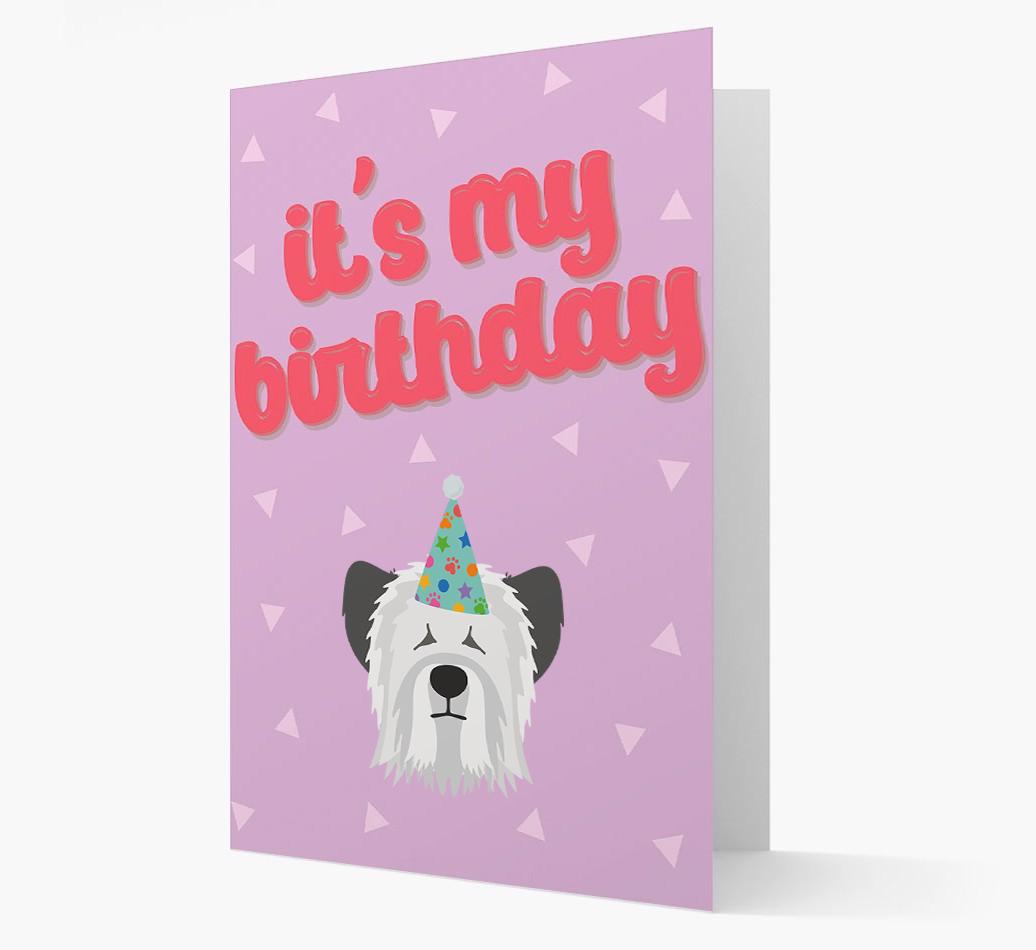 'It's my Birthday' Card with {breedFullName} Icon