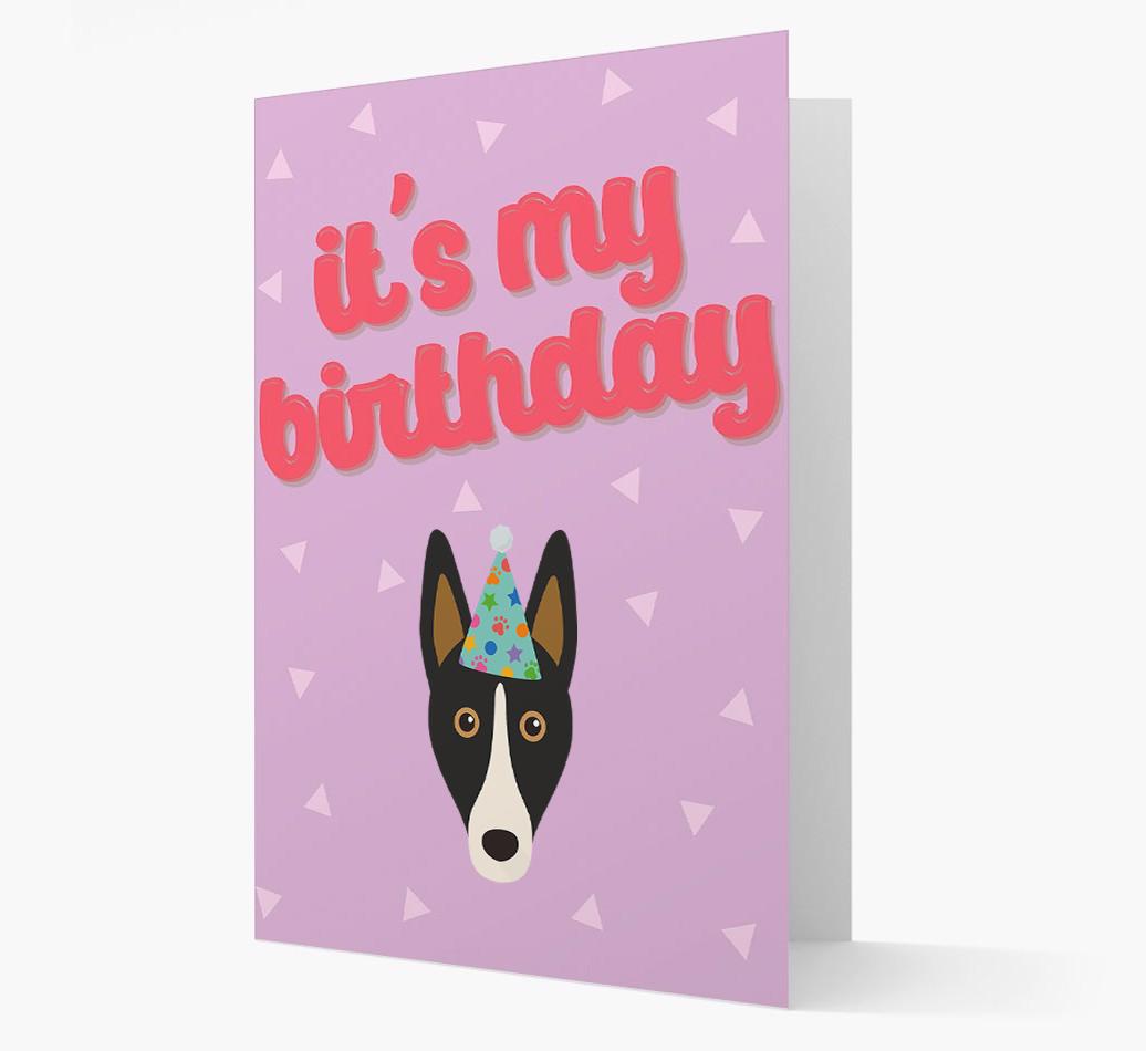 'It's my Birthday' Card with {breedFullName} Icon