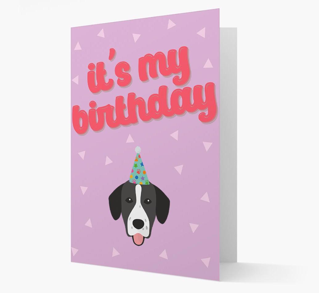 'It's my Birthday' Card with {breedFullName} Icon