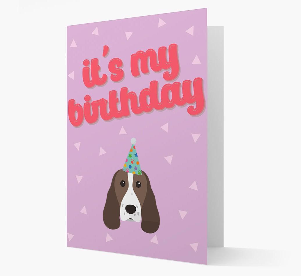 'It's my Birthday' Card with {breedFullName} Icon
