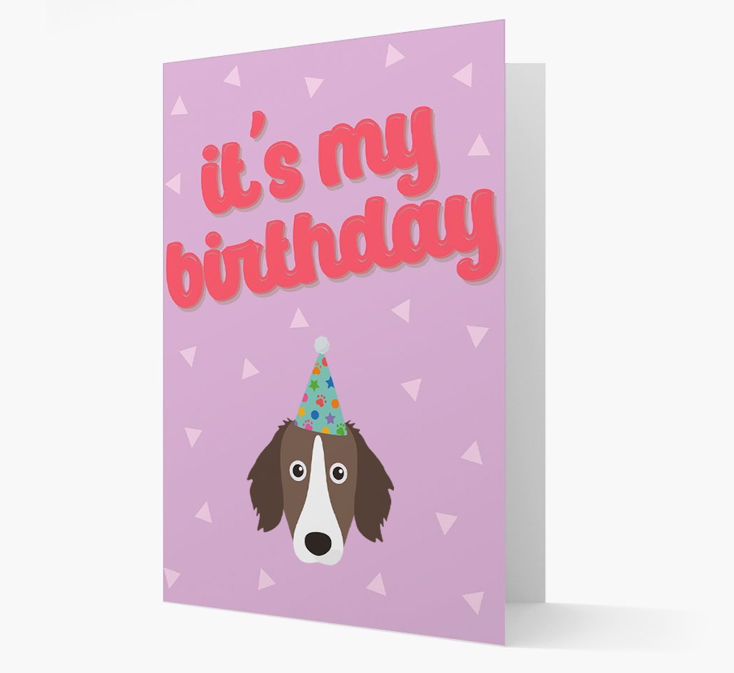 'It's my Birthday' Card with {breedFullName} Icon
