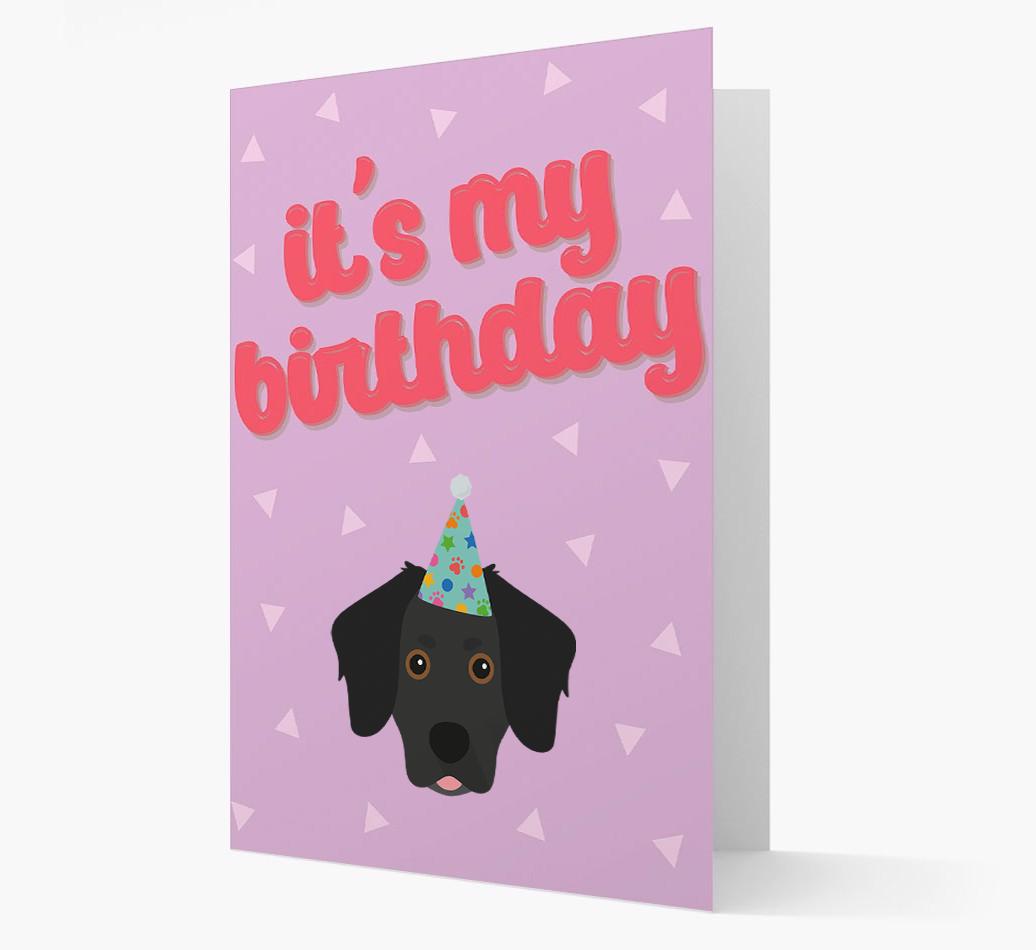 'It's my Birthday' Card with {breedFullName} Icon