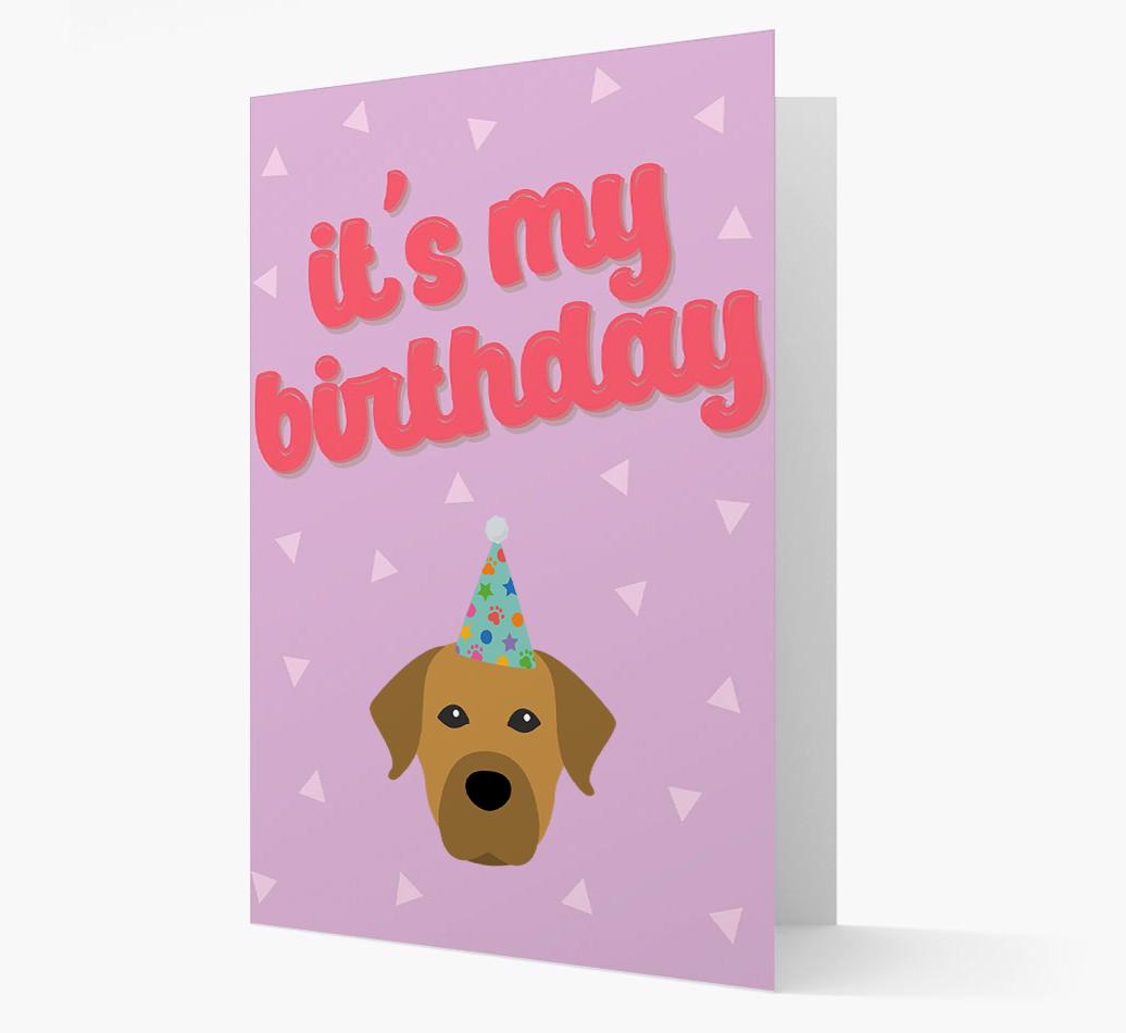 'It's my Birthday' Card with {breedFullName} Icon