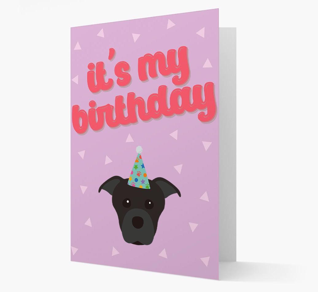 'It's my Birthday' Card with {breedFullName} Icon
