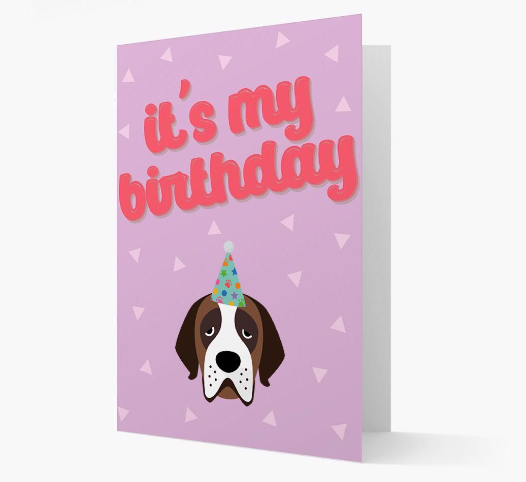'It's my Birthday' Card with {breedFullName} Icon