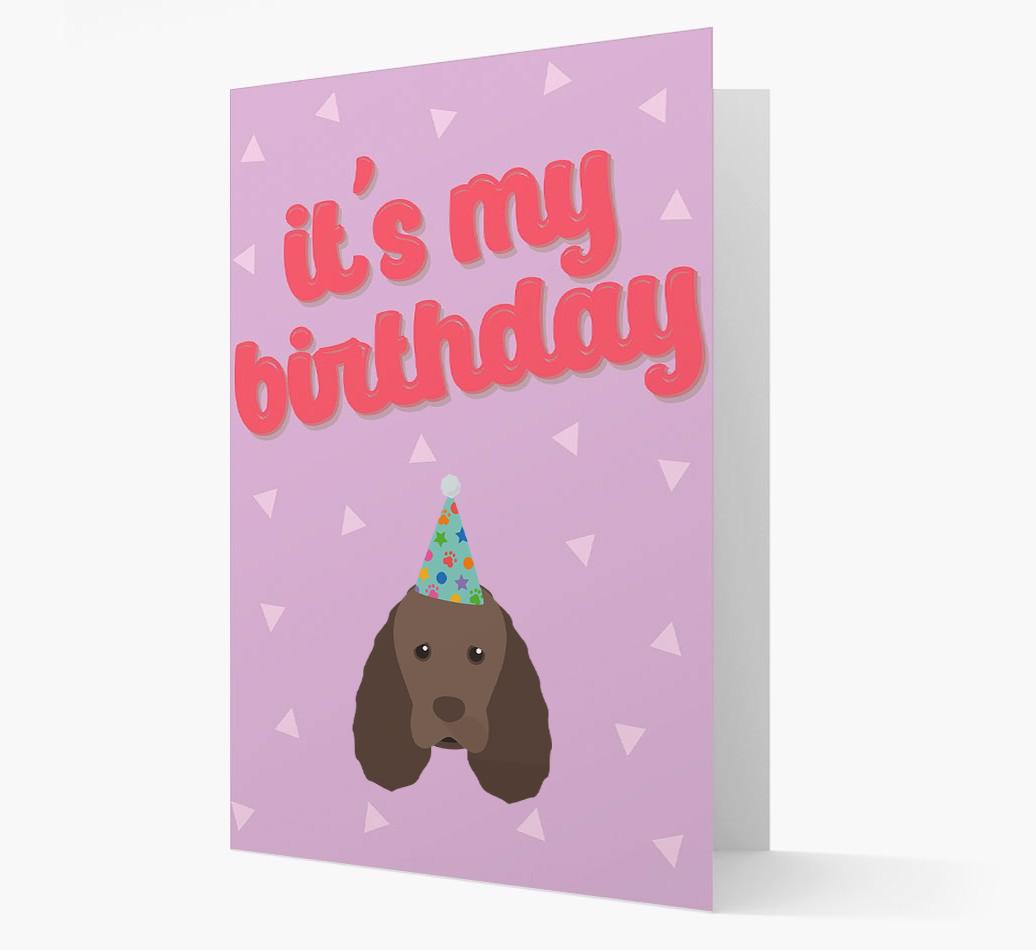 'It's my Birthday' Card with {breedFullName} Icon
