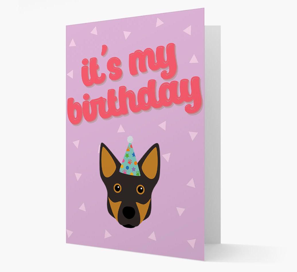 'It's my Birthday' Card with {breedFullName} Icon