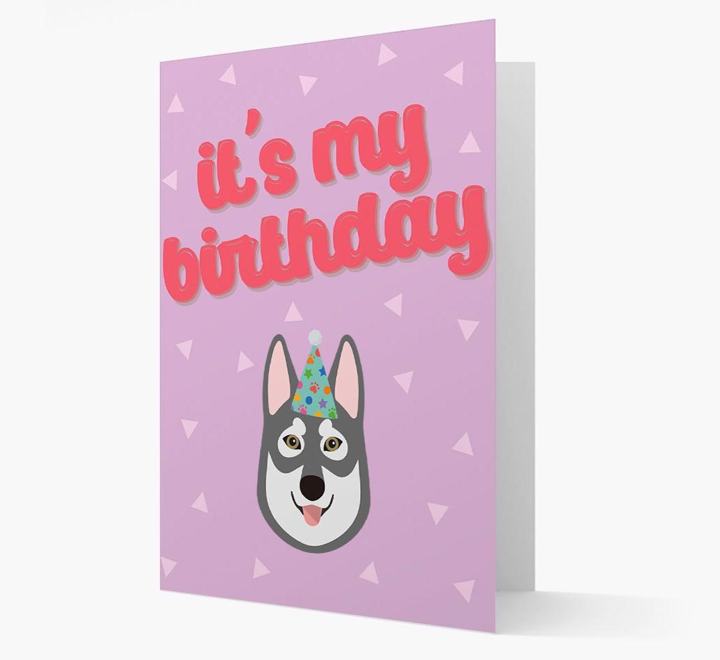 'It's my Birthday' Card with {breedFullName} Icon