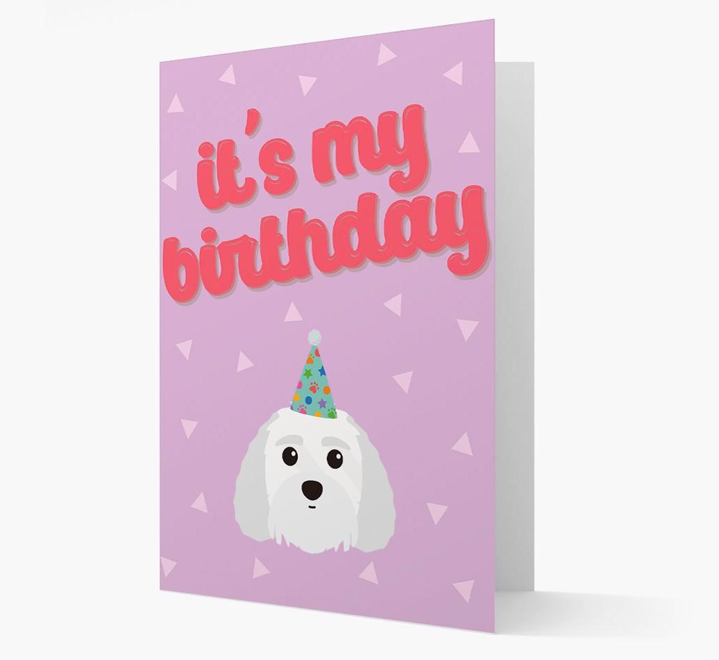 'It's my Birthday' Card with {breedFullName} Icon