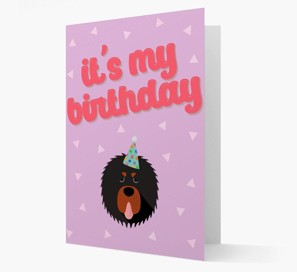 'It's my Birthday' Card with {breedFullName} Icon