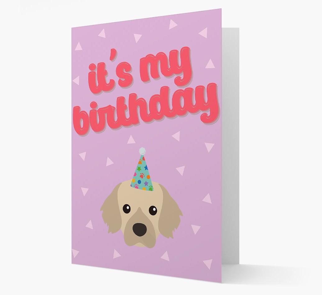 'It's my Birthday' Card with {breedFullName} Icon