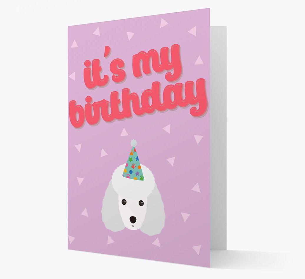 'It's my Birthday' Card with {breedFullName} Icon