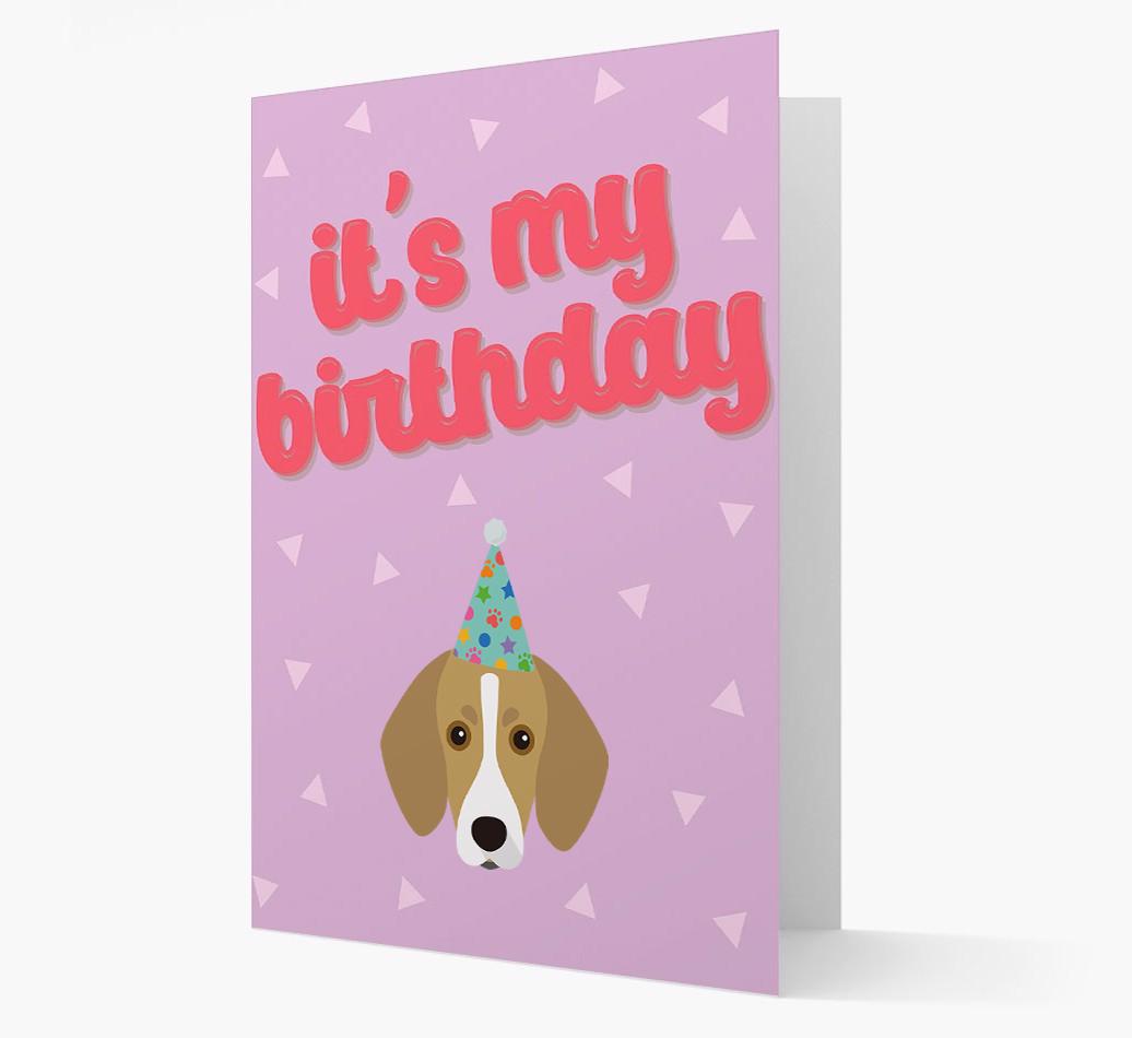 'It's my Birthday' Card with {breedFullName} Icon