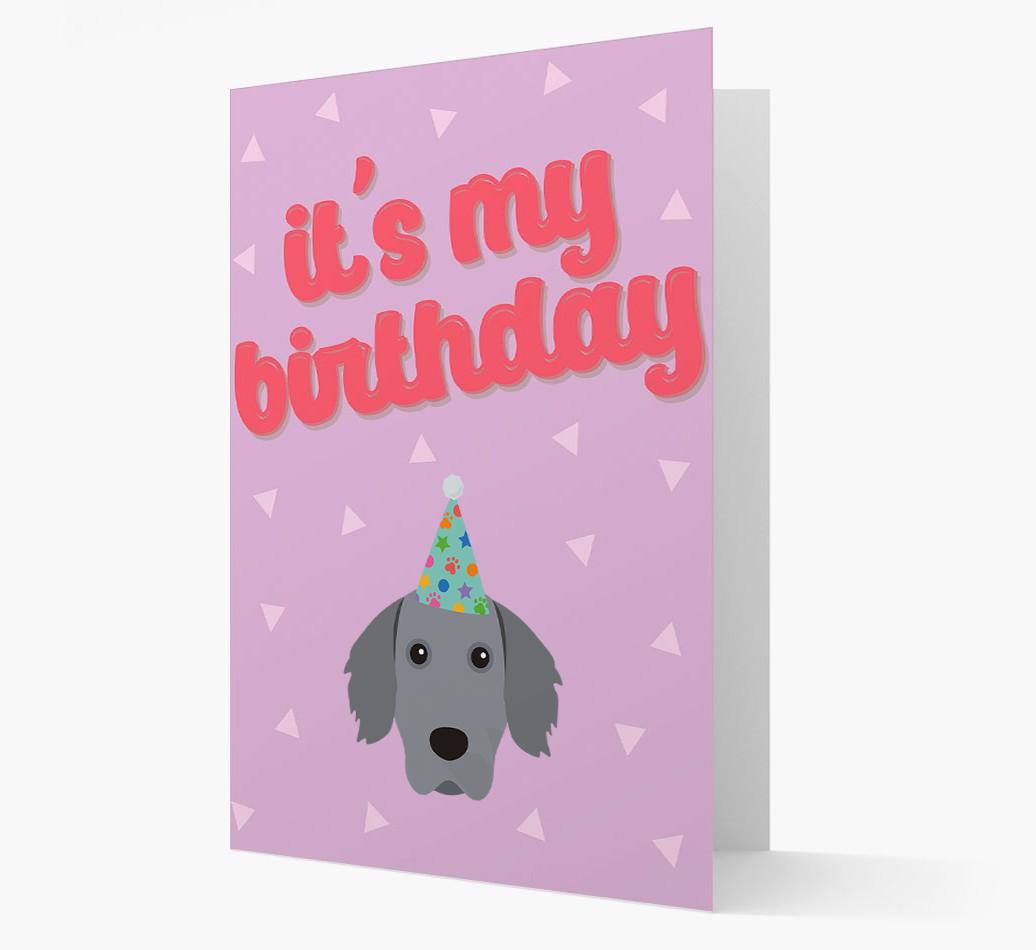'It's my Birthday' Card with {breedFullName} Icon
