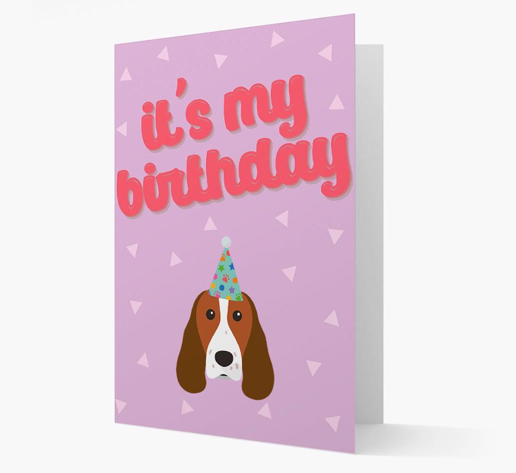 'It's my Birthday' Card with {breedFullName} Icon