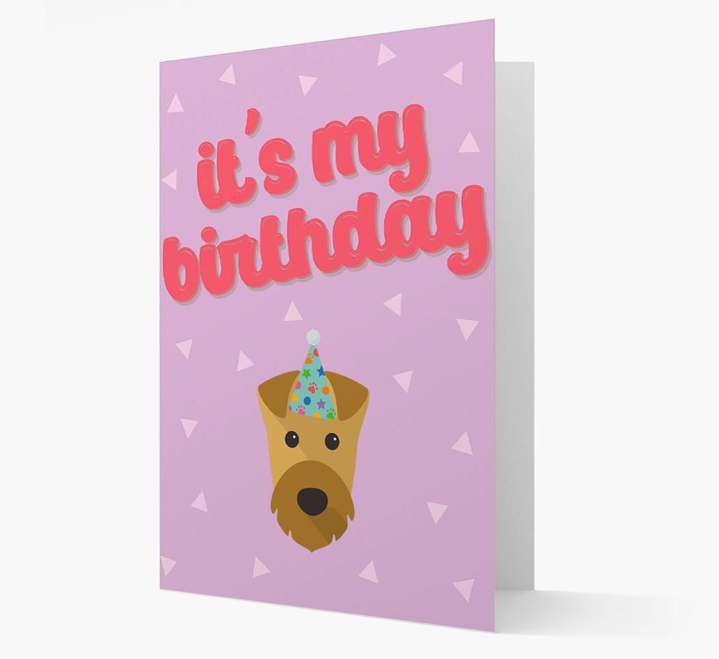'It's my Birthday' Card with {breedFullName} Icon
