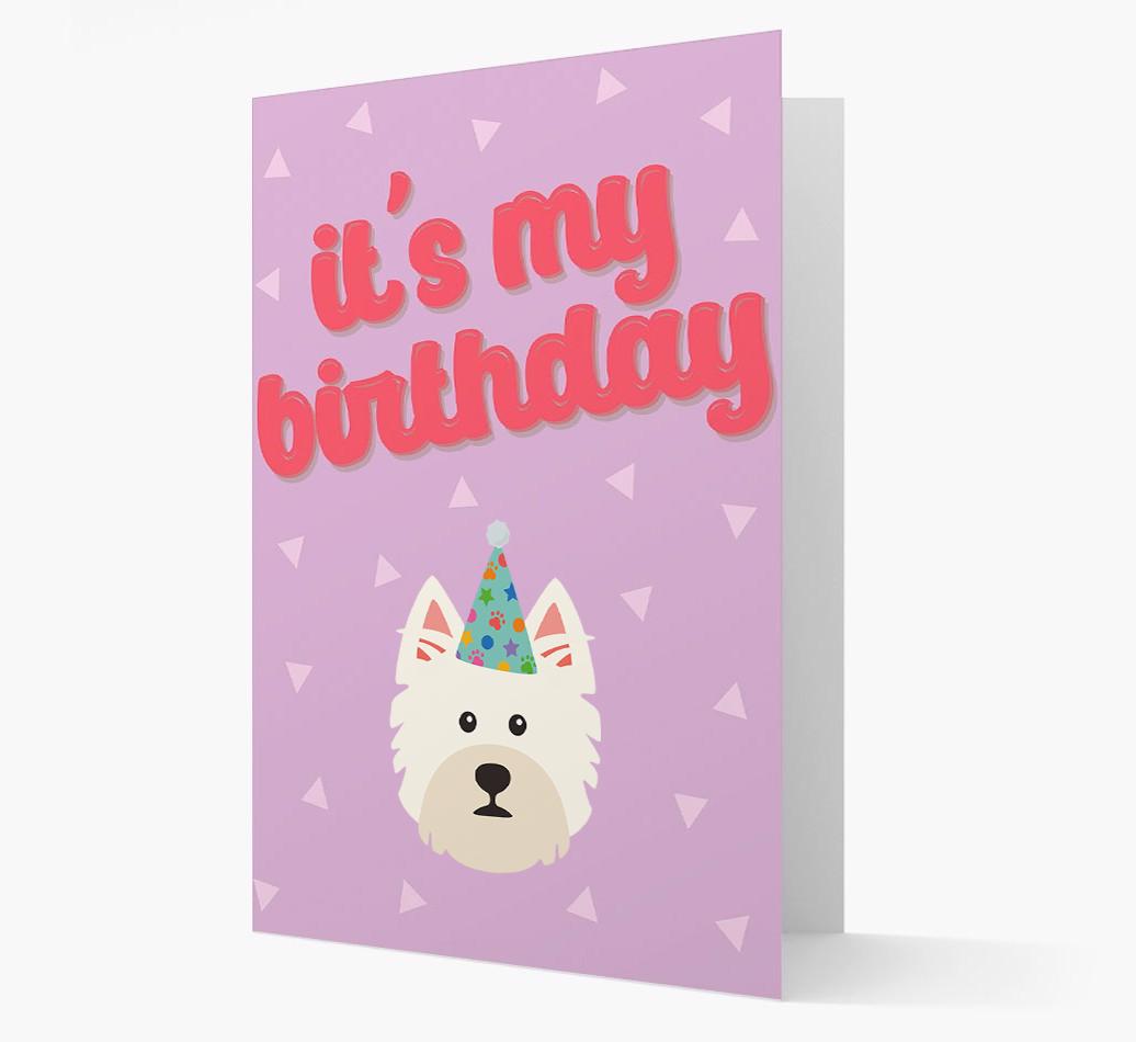 'It's my Birthday' Card with {breedFullName} Icon