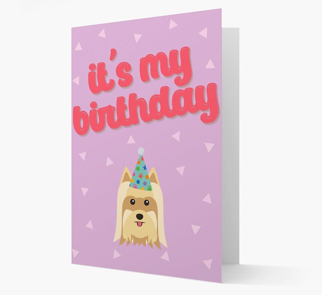 'It's my Birthday' Card with {breedFullName} Icon