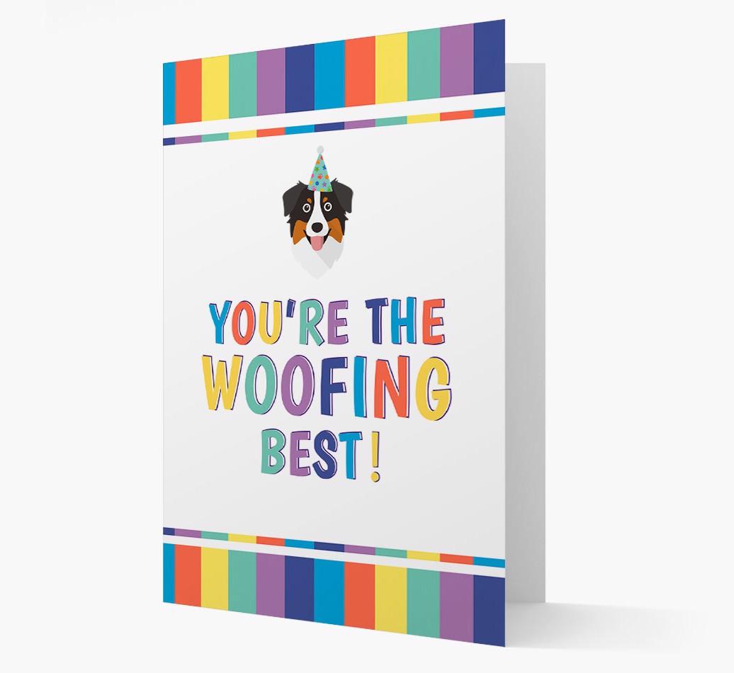 'You're the Woofing Best' Card with {breedFullName} Icon