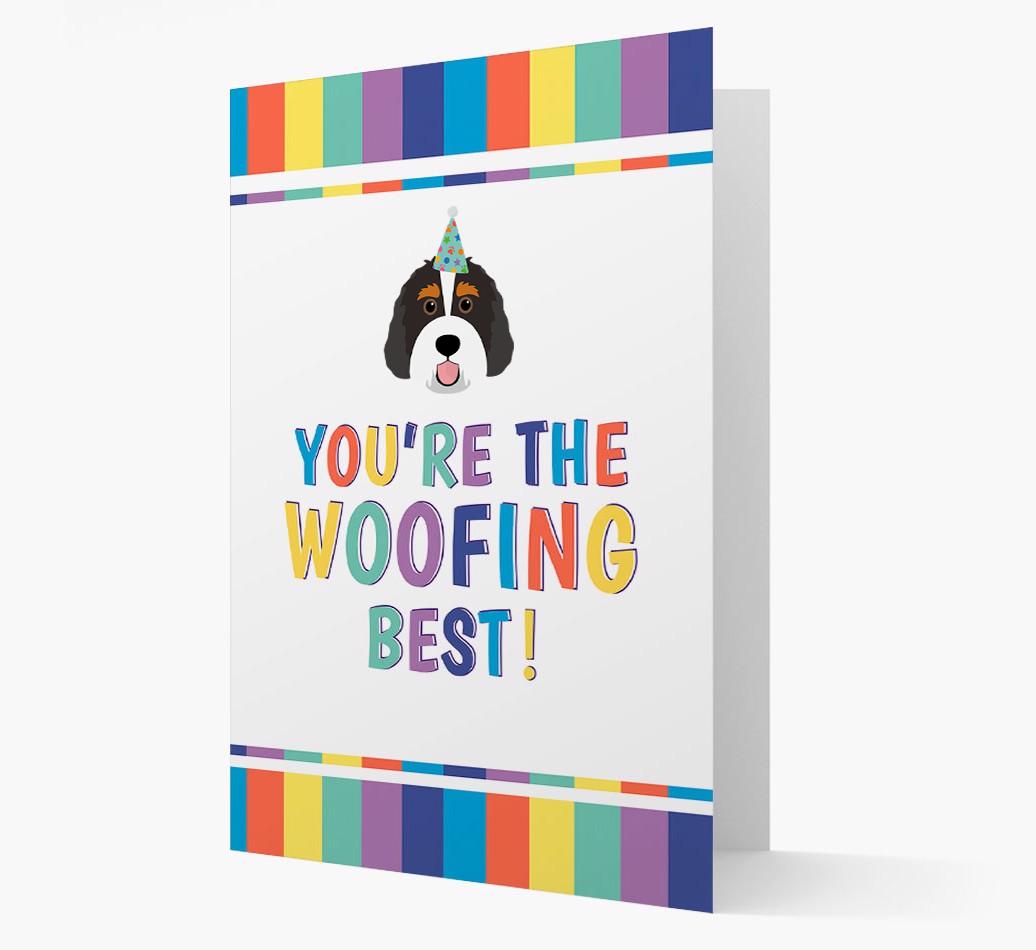 'You're the Woofing Best' Card with {breedFullName} Icon