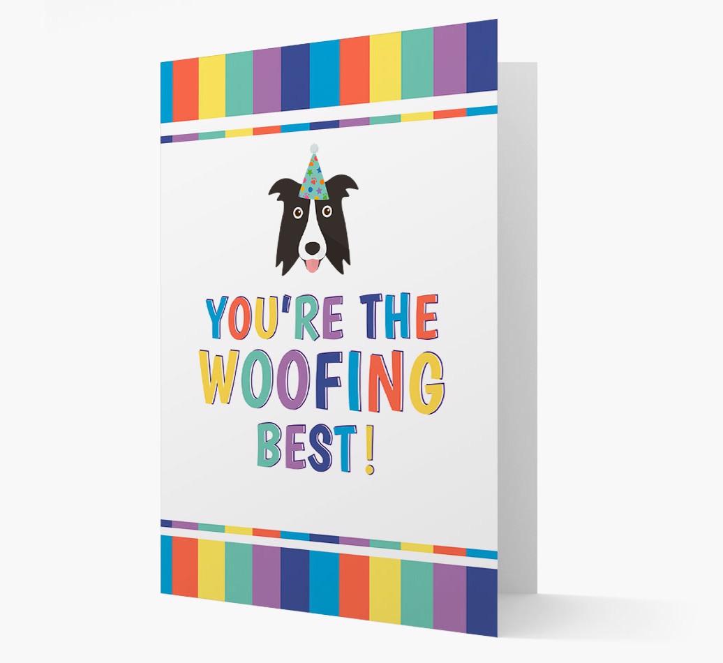 'You're the Woofing Best' Card with {breedFullName} Icon