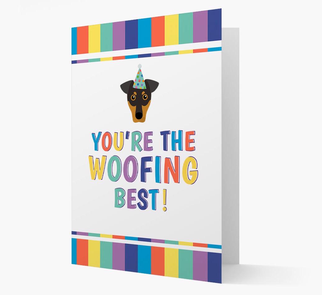 'You're the Woofing Best' Card with {breedFullName} Icon
