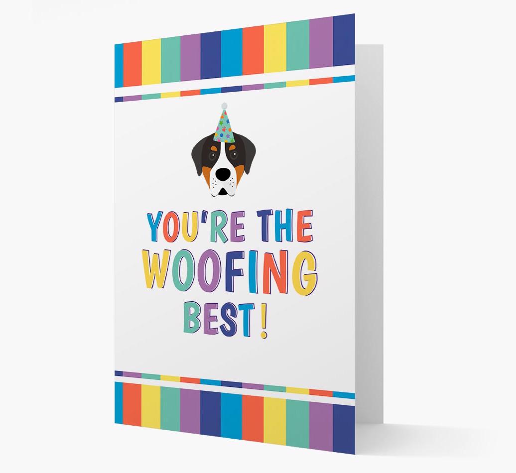 'You're the Woofing Best' Card with {breedFullName} Icon