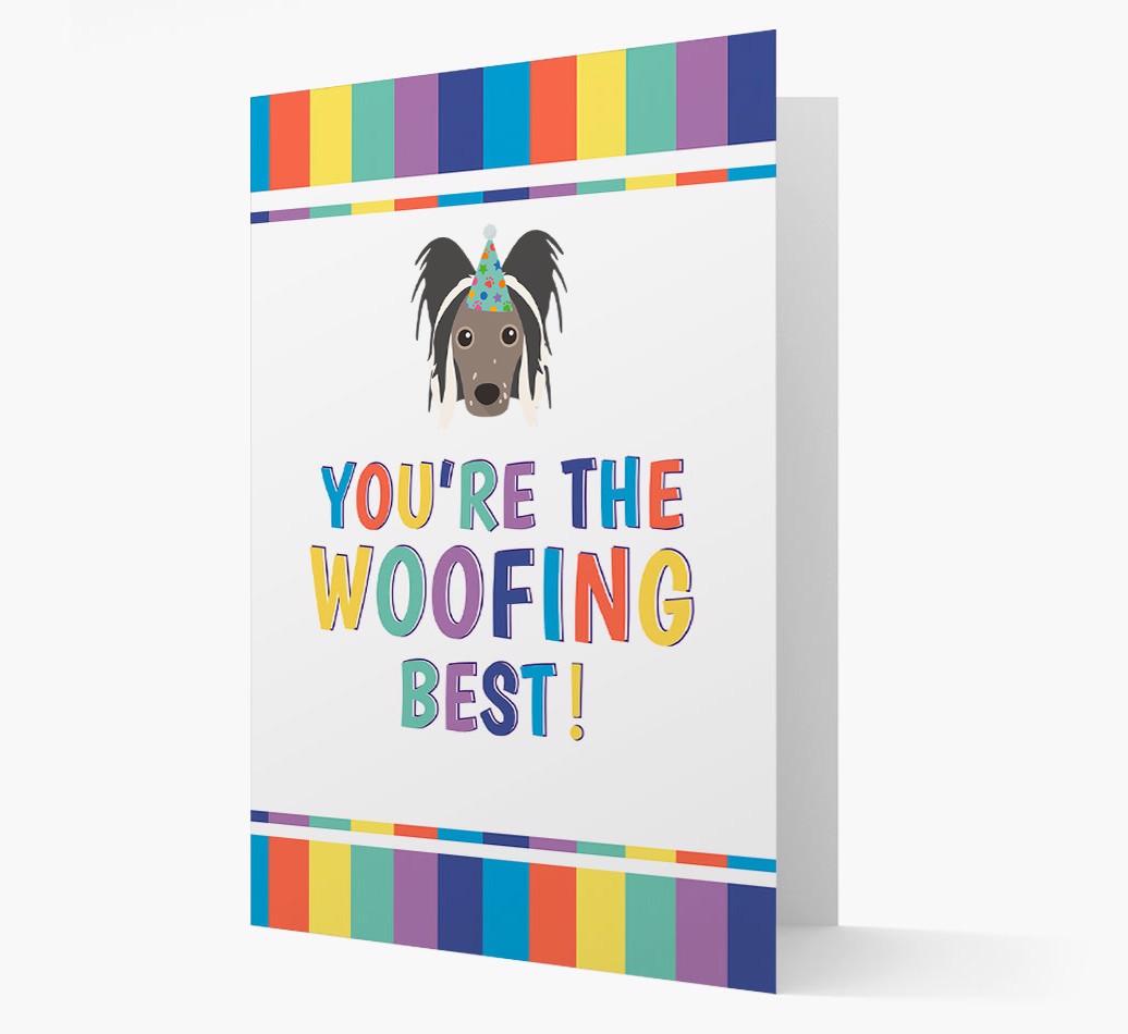 'You're the Woofing Best' Card with {breedFullName} Icon