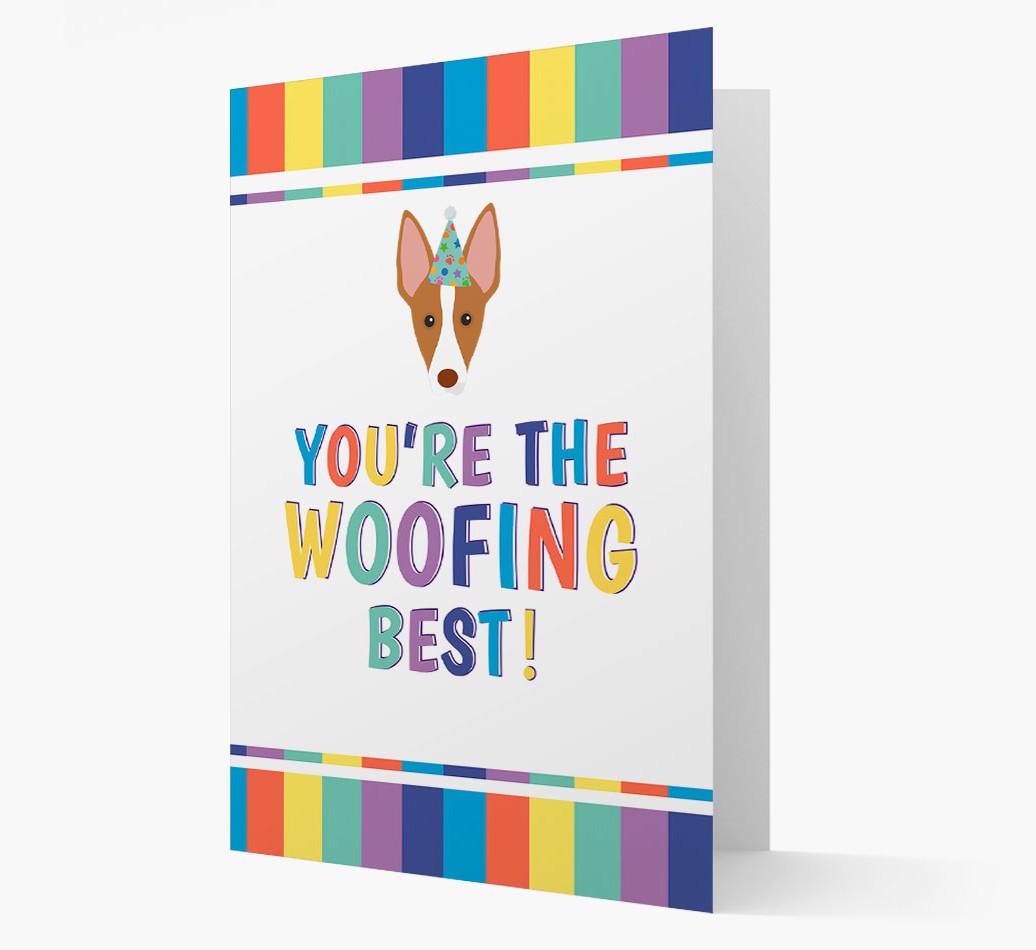'You're the Woofing Best' Card with {breedFullName} Icon