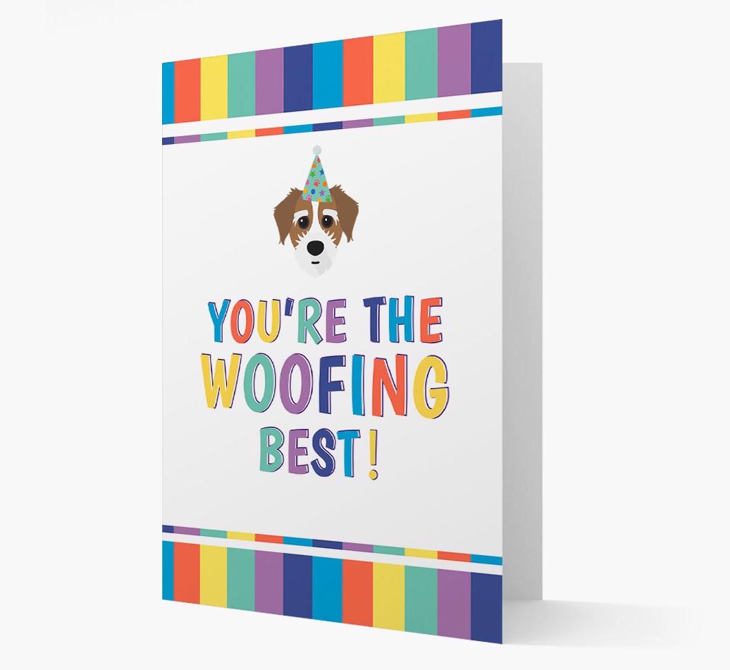 'You're the Woofing Best' Card with {breedFullName} Icon