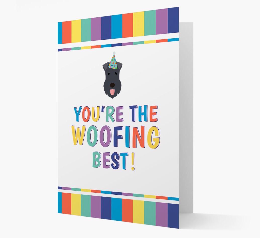 'You're the Woofing Best' Card with {breedFullName} Icon