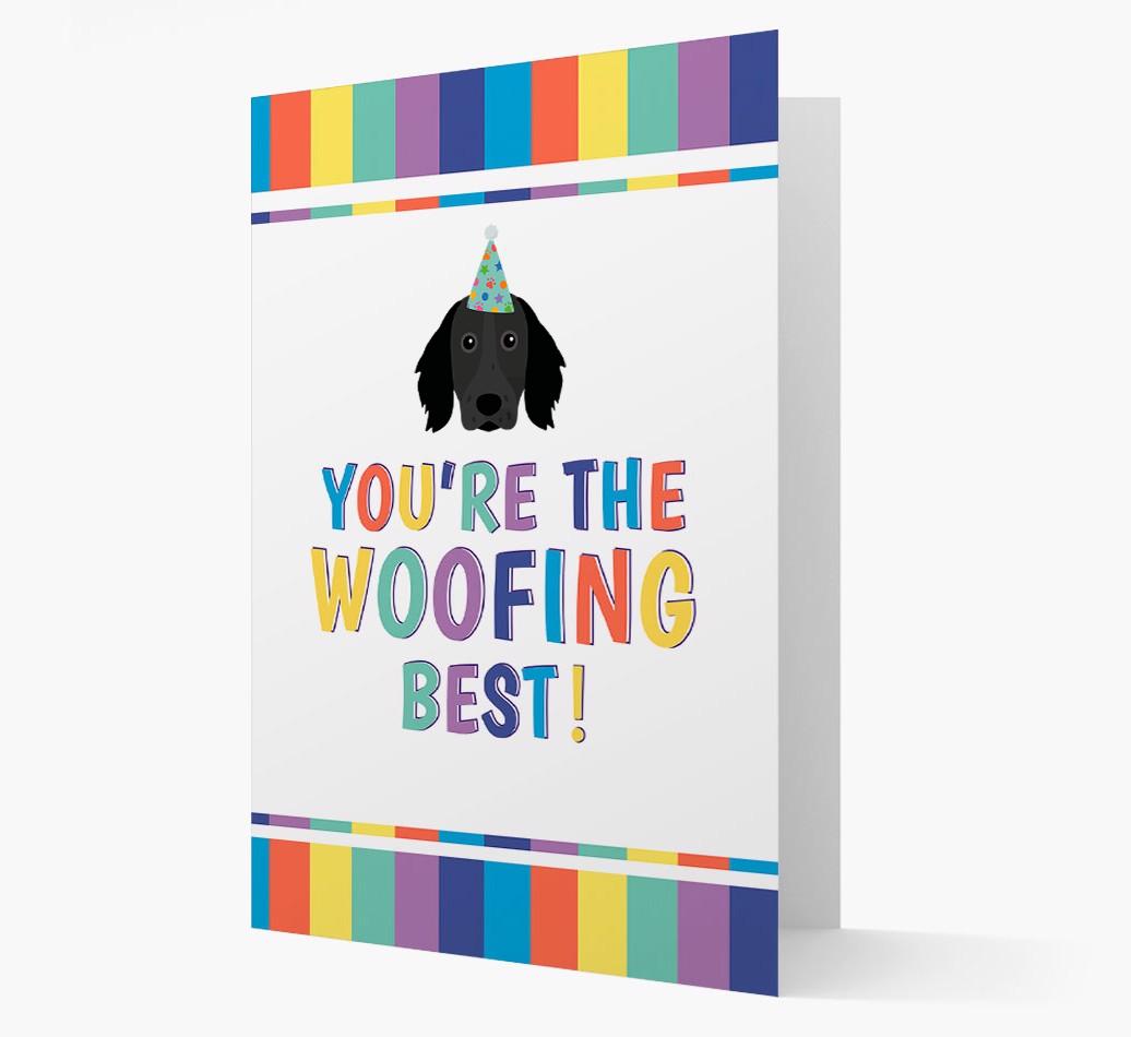 'You're the Woofing Best' Card with {breedFullName} Icon
